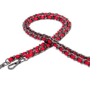 Lug Metal Strap NWT Black or Poppy Red